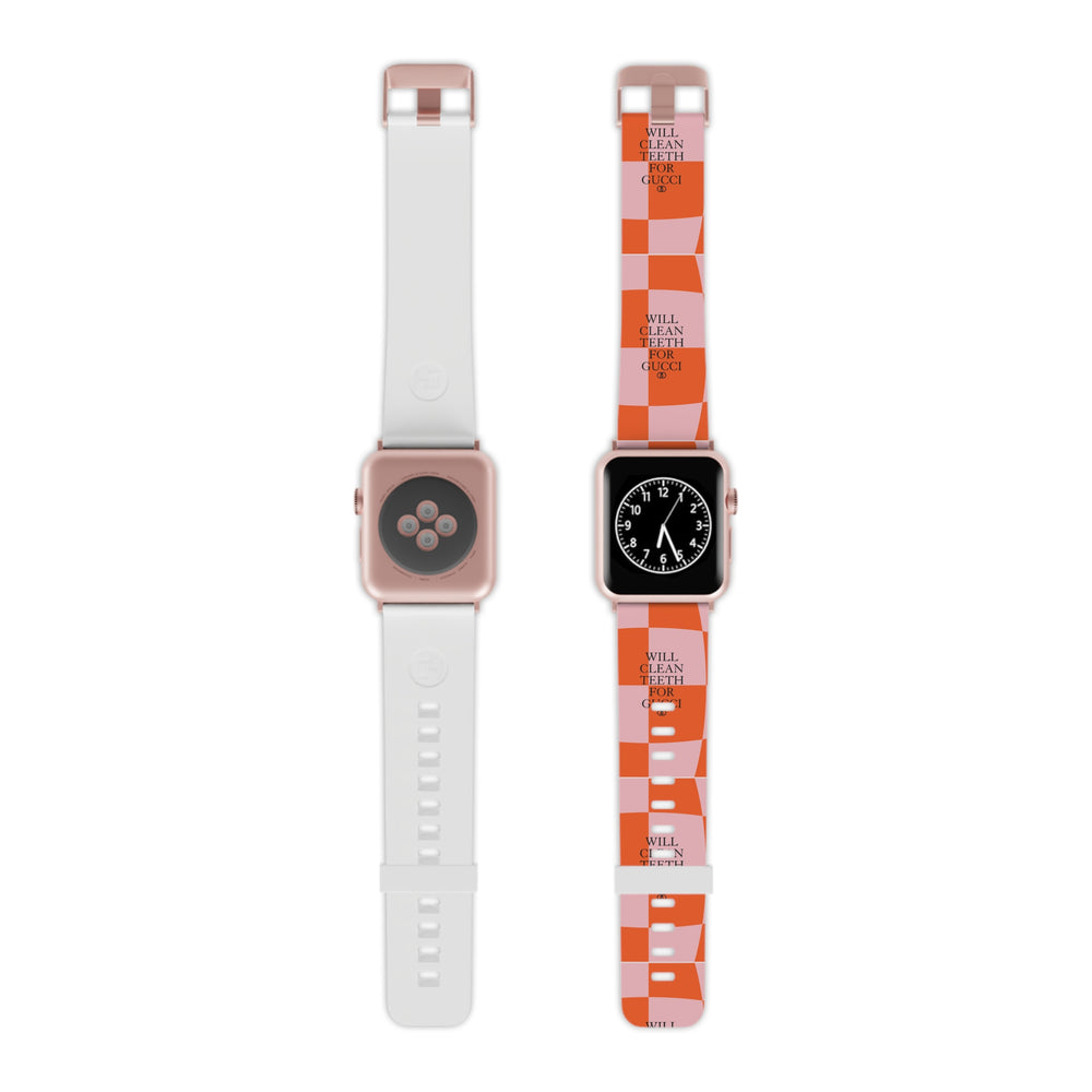 Will Clean Teeth For G Watch Band for Apple Watch- Retro