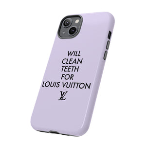 Copy of Will Clean Teeth For L Tough Cell Pone Case- Lavender