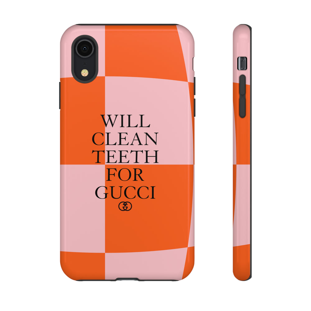 Will Clean Teeth For G Tough Cell Phone Case- Retro