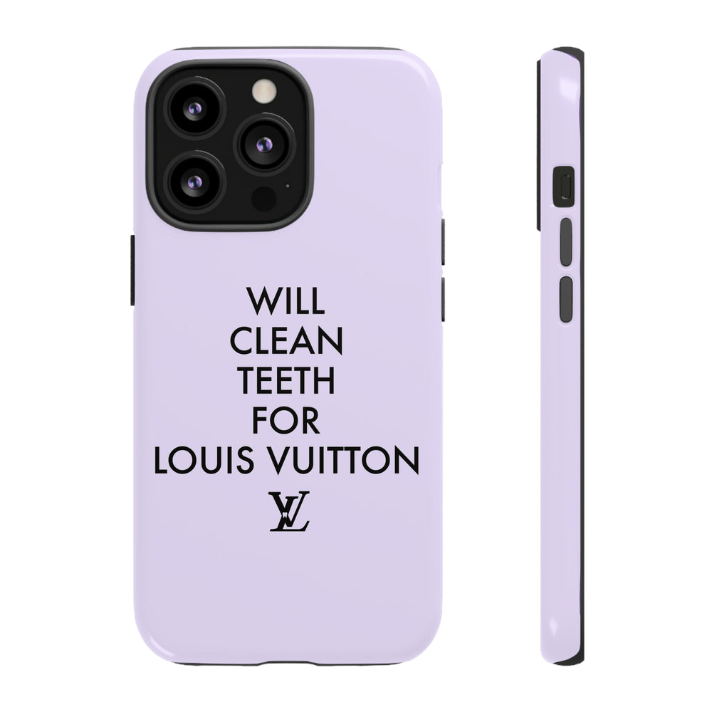 Copy of Will Clean Teeth For L Tough Cell Pone Case- Lavender