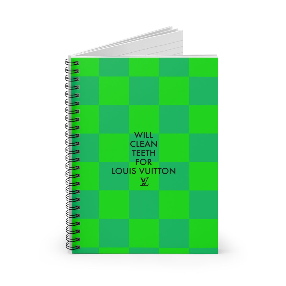 Will Clean Teeth For L Spiral Notebook- Retro