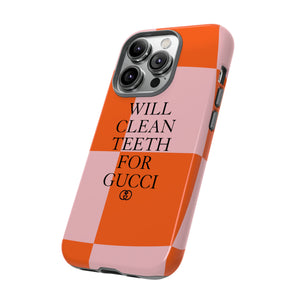 Will Clean Teeth For G Tough Cell Phone Case- Retro