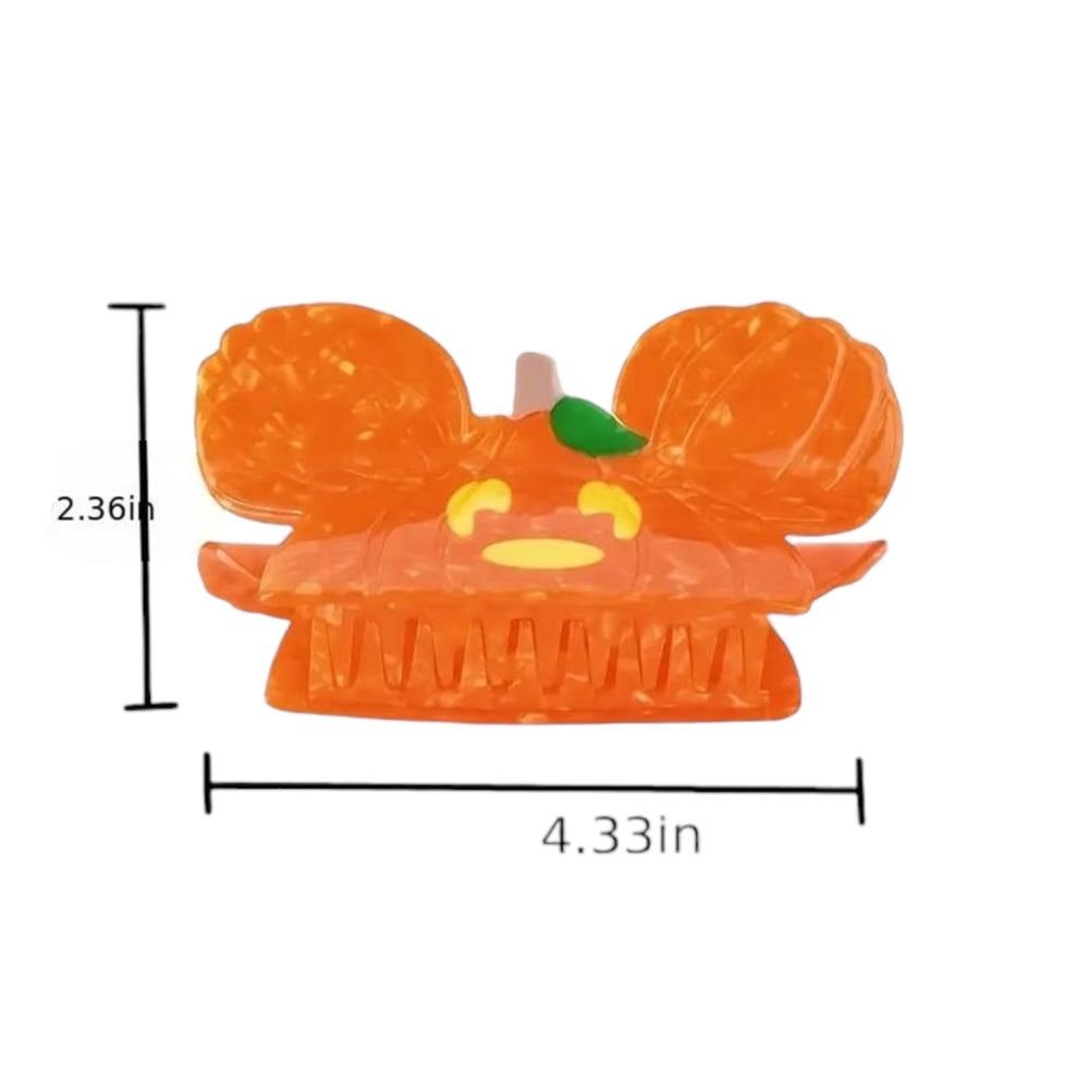 Cartoon Pumpkin Hair Clip