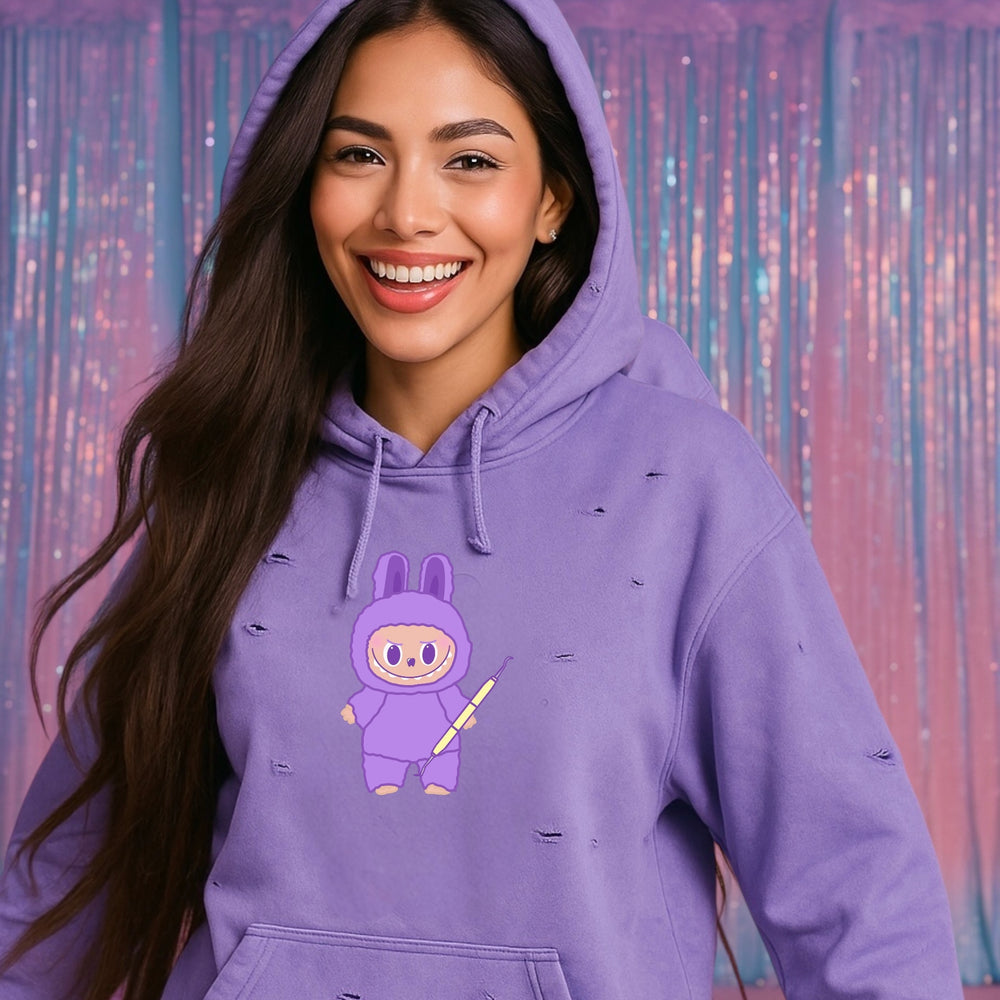 Kiki Kurette Frayed Hoodie