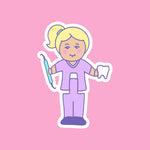 Polly Perio Girl Stickers