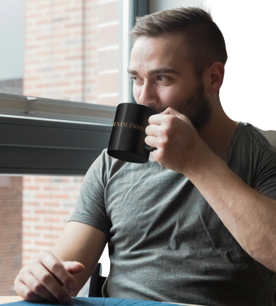 Dental Zaddy Black Glossy Mug