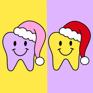 
            
                Load image into Gallery viewer, Happy Santa Tooth Stickers
            
        