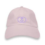 G Tooth Light Pink Dad Hat With Lavender Embroidery