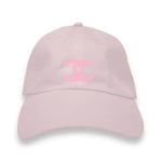 C Tooth Light Pink Dad Hat With Light Pink Embroidery