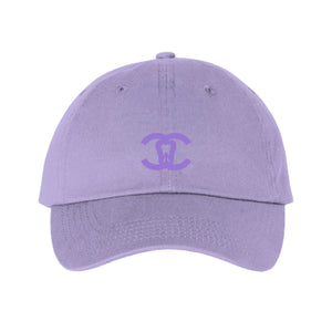 C Tooth Lavender Bio-Washed Dad Hat With Lavender Embroidery
