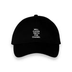 Will Clean Teeth For C Bio-Washed Embroidered Dad Hat- Multiple Colors