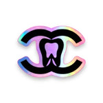 C Tooth Holographic Sticker