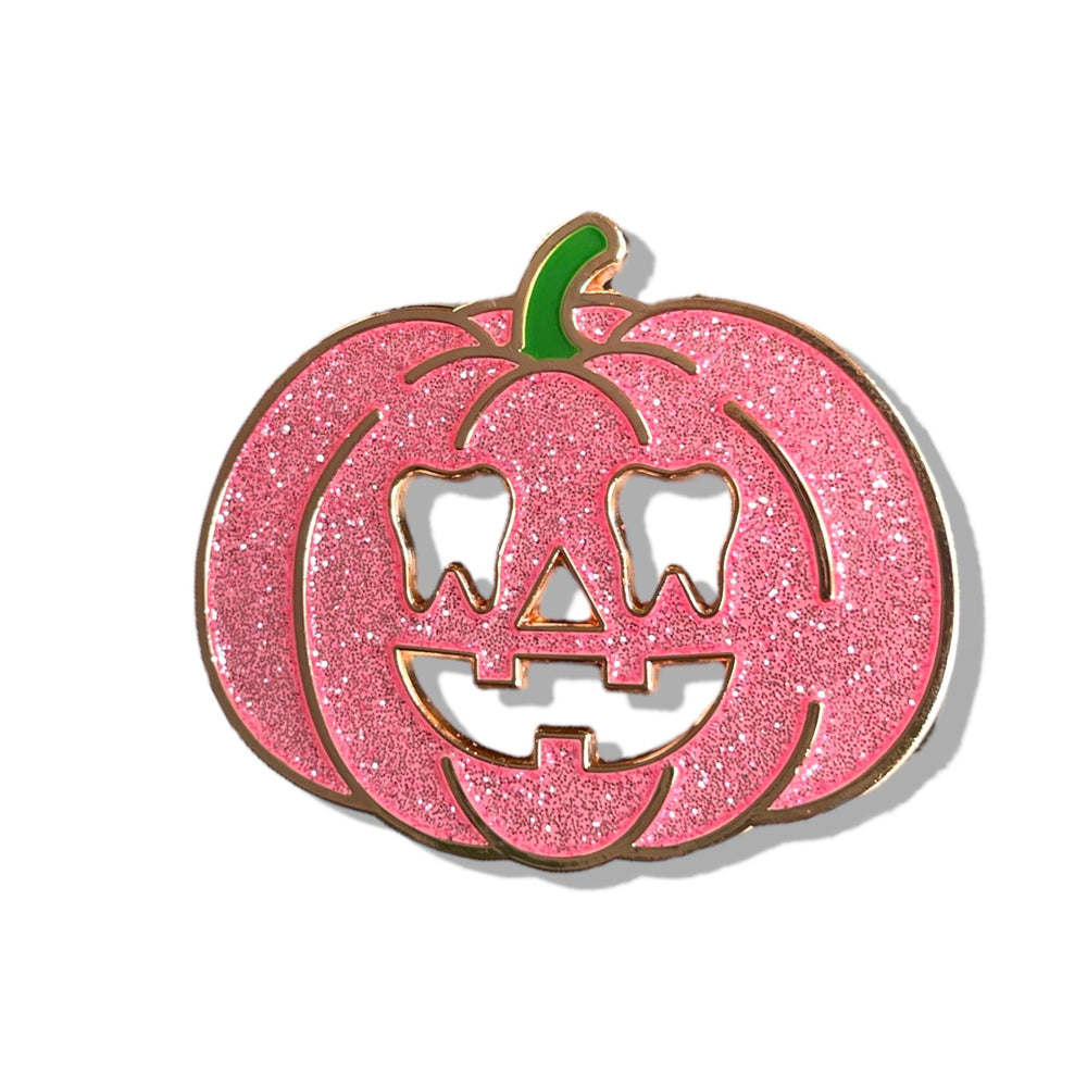 
            
                Load image into Gallery viewer, Specialty Pin -Pink Glitter Pumpkin
            
        