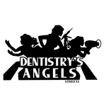 Dentistry’s Angels Black Sticker