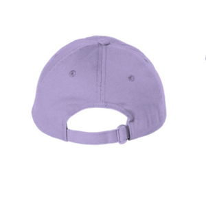C Tooth Lavender Bio-Washed Dad Hat With Lavender Embroidery