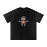 BattyBubu Snow Washed Oversized Cotton T-Shirt