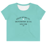 Please Return To Dentistry & Co. Crop Tee