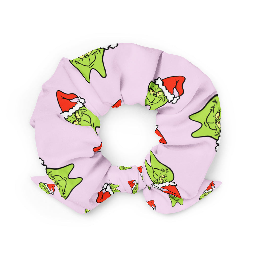 
            
                Load image into Gallery viewer, He’s a Mean One Recycled Scrunchie- Light Pink
            
        