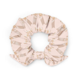Cream Bow Scrunchie