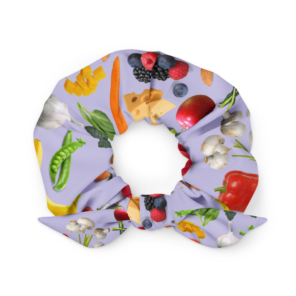 All Good Food Recycled Scrunchie- Lavender
