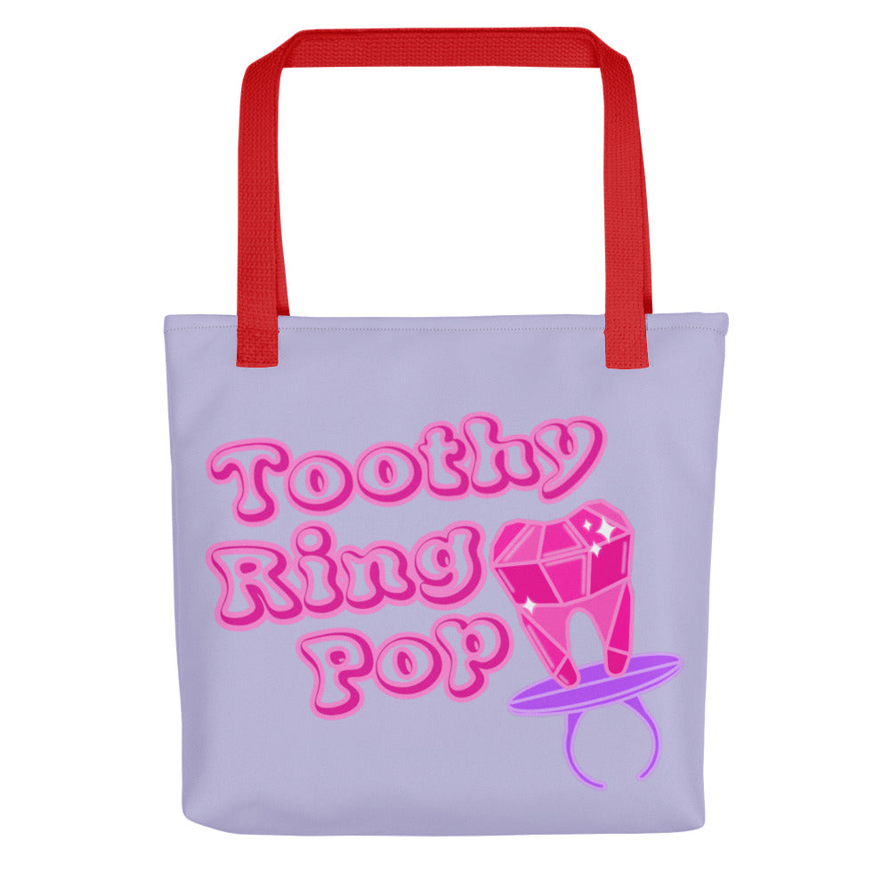 
            
                Load image into Gallery viewer, Toothy Ring Pop Tote bag
            
        