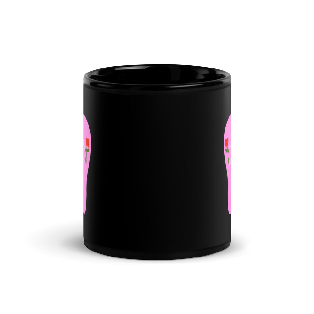
            
                Load image into Gallery viewer, Will You Be My Patient? Rose Tooth Black Glossy Mug
            
        