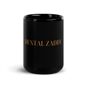 Dental Zaddy Black Glossy Mug