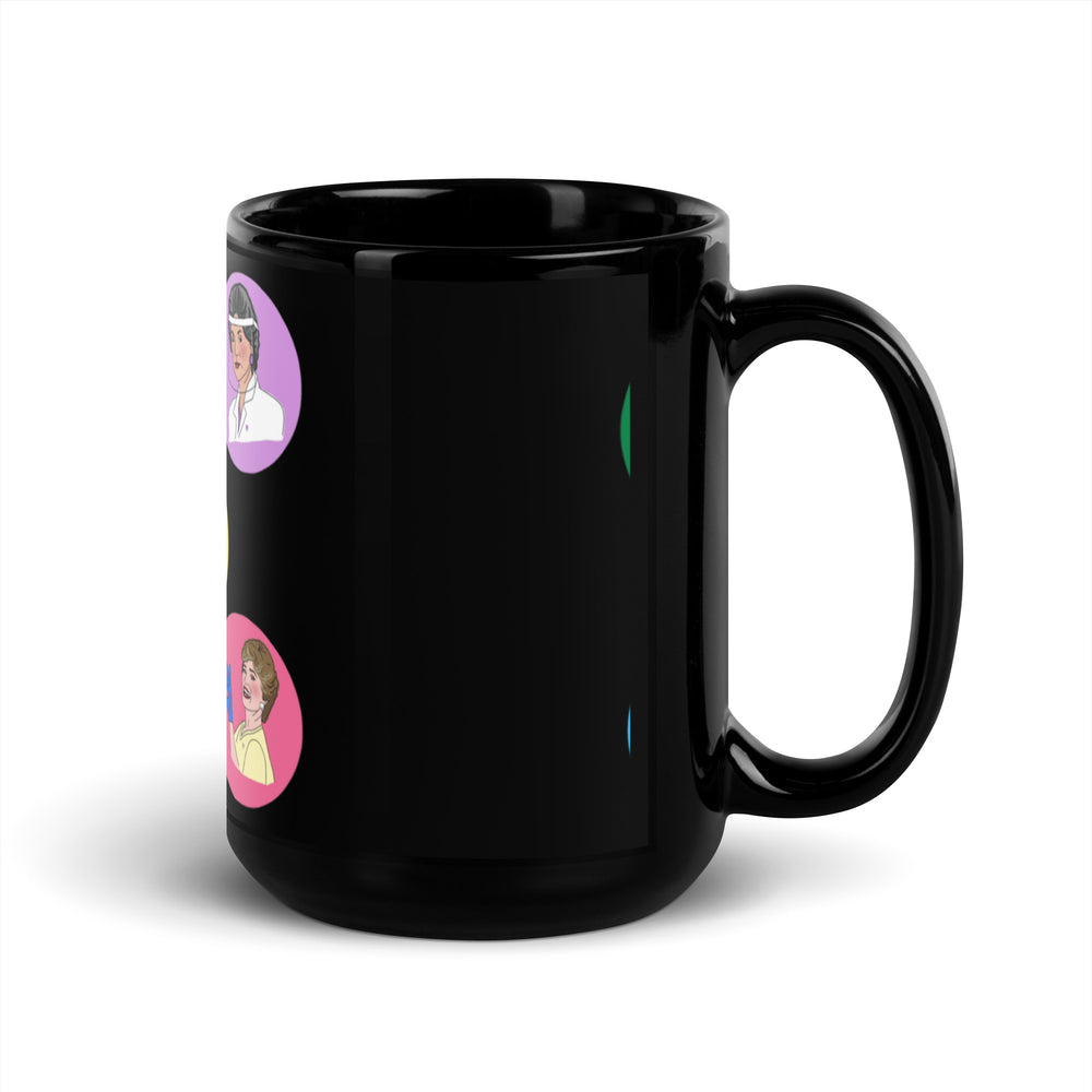 The GG Classic Black Glossy Mug