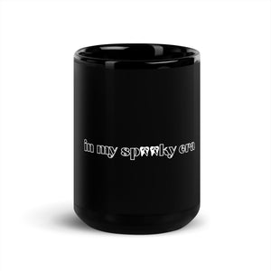 
            
                Load image into Gallery viewer, In My Spooky Era Ghostface Tooth Black Glossy Mug
            
        