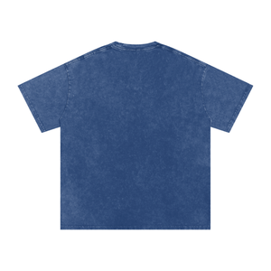 BattyBubu Snow Washed Oversized Cotton T-Shirt