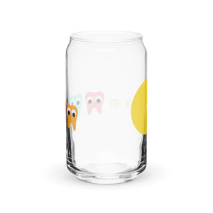 Pac-Man Tooth Can-shaped glass