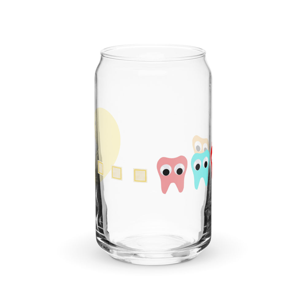 Pac-Man Tooth Can-shaped glass