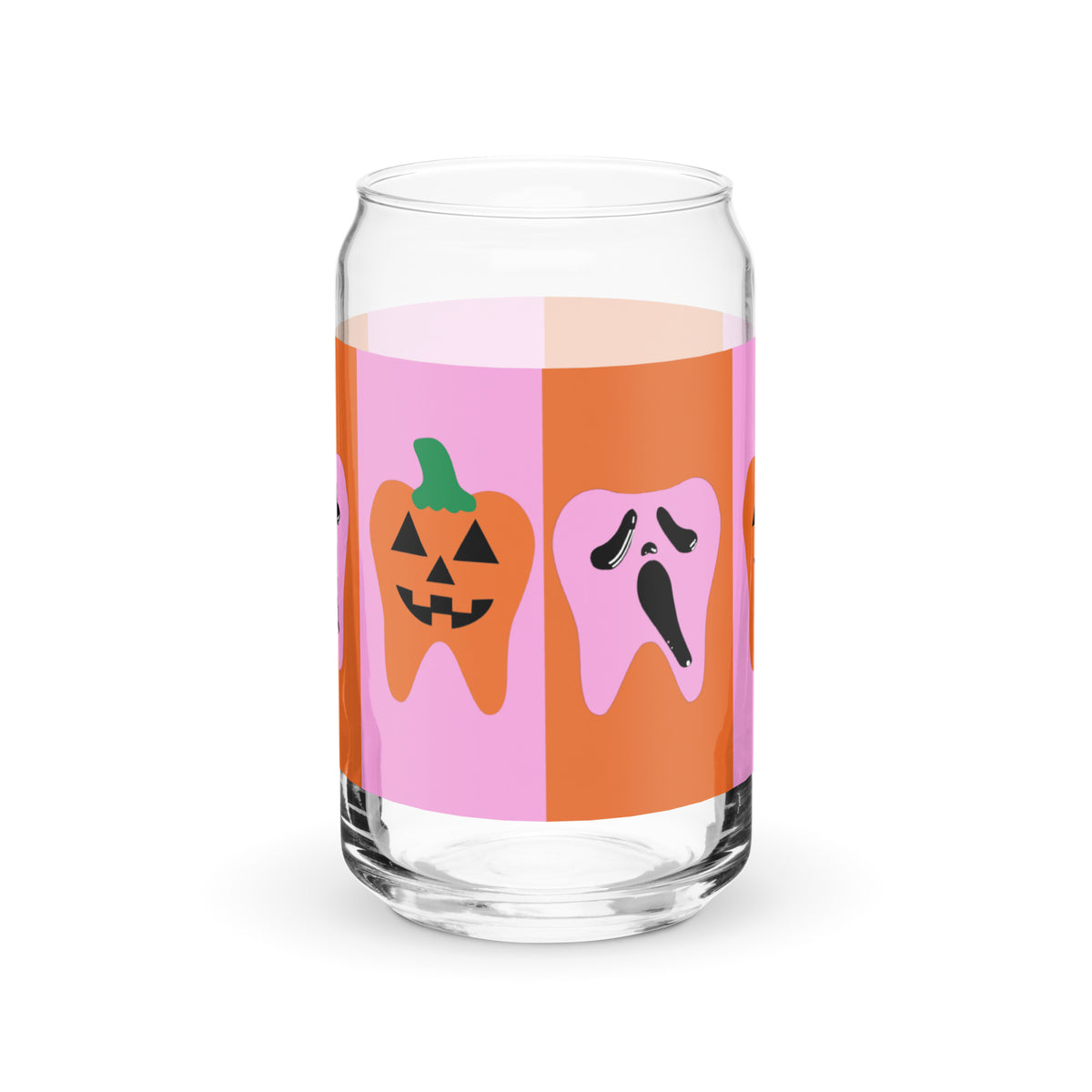 Jack-o'-lantern Tooth and Scream Ghostface Tooth Halloween Can-shaped ...