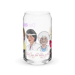 The Golden Girls Dental Besties Can-shaped glass