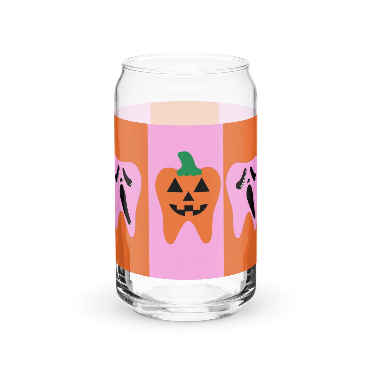 Jack-o'-lantern Tooth and Scream Ghostface Tooth Halloween Can-shaped ...