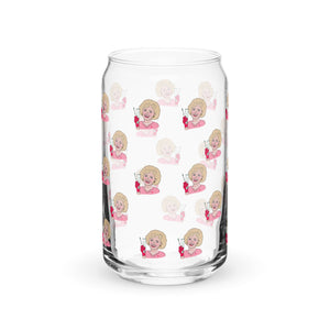 
            
                Load image into Gallery viewer, Rose The Golden Girls Can-shaped glass
            
        