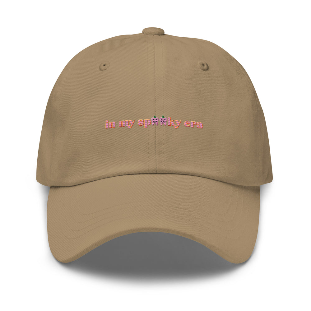 in my spooky era pink jack-o'-lantern tooth Dad hat