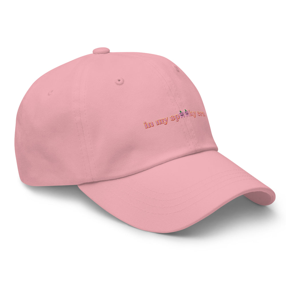 in my spooky era pink jack-o'-lantern tooth Dad hat