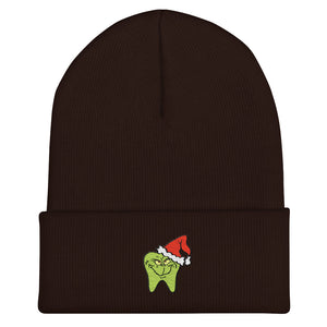
            
                Load image into Gallery viewer, He&amp;#39;s A Mean One Embroidered Cuffed Beanie
            
        