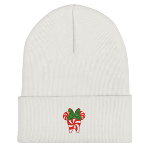 
            
                Load image into Gallery viewer, Minnie Peppermint Tooth Embroidered Cuffed Beanie
            
        