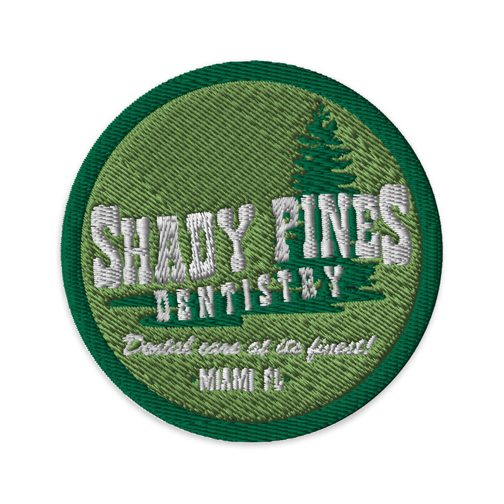 Shady Pines Dentistry Embroidered patches