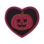 Pink Pumpkin Tooth Embroidered Patch