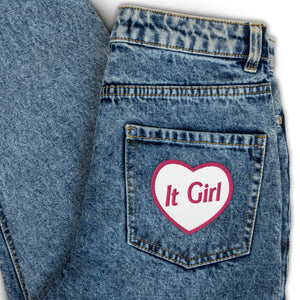 It Girl Embroidered Patch