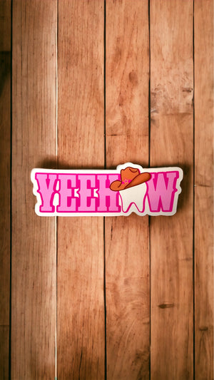YeeHaw Pink Sticker