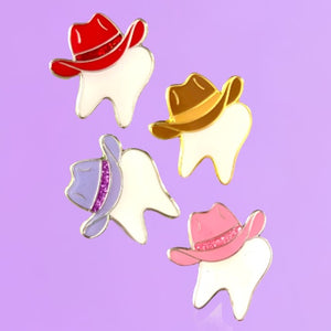 
            
                Load image into Gallery viewer, Specialty Cowboy Tooth Pin
            
        