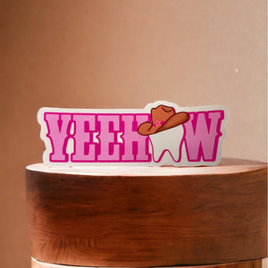 YeeHaw Pink Sticker