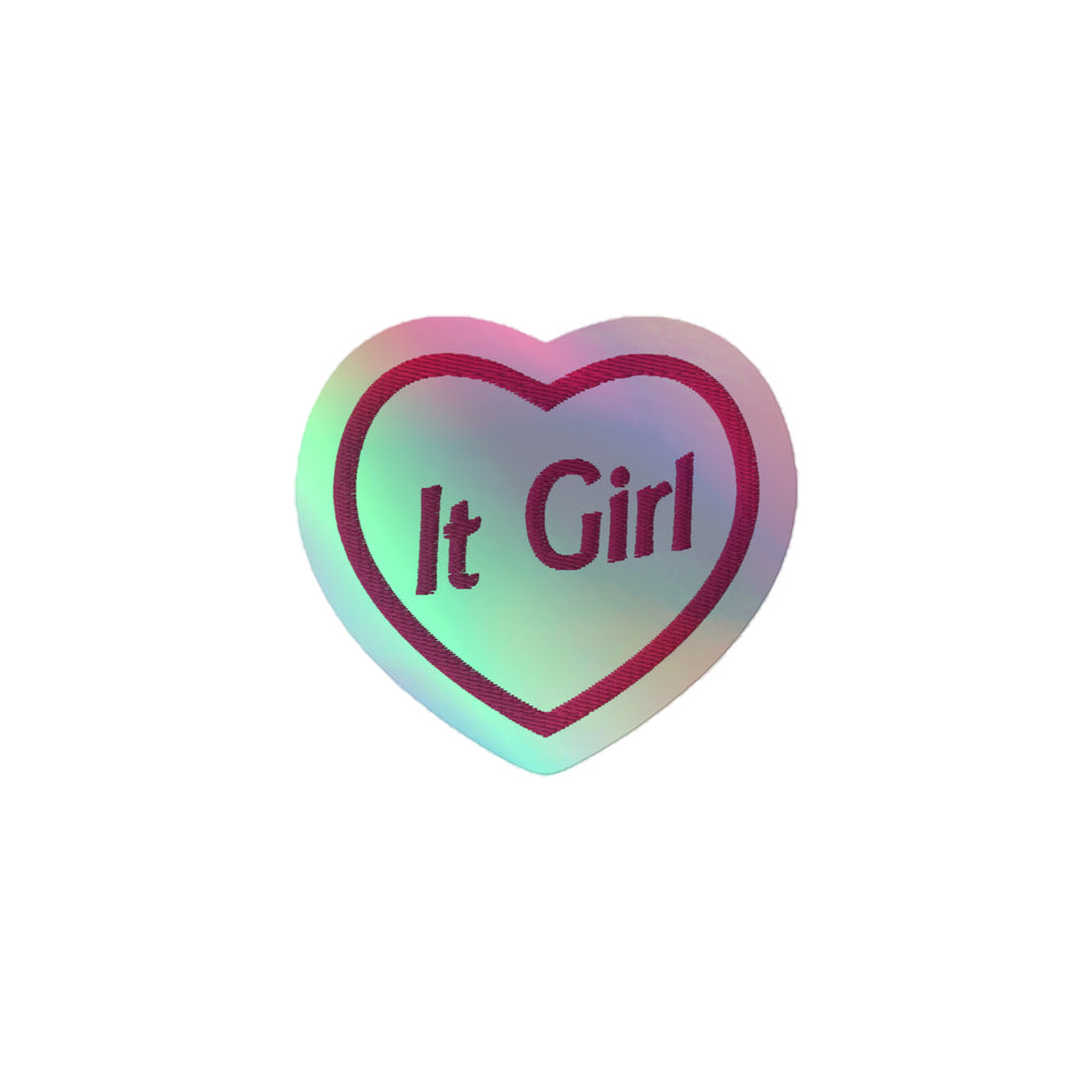 
            
                Load image into Gallery viewer, It Girl Holographic sticker
            
        