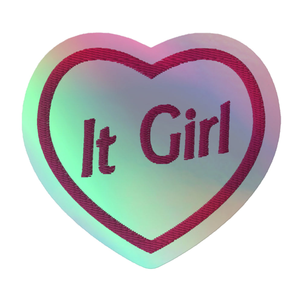 
            
                Load image into Gallery viewer, It Girl Holographic sticker
            
        