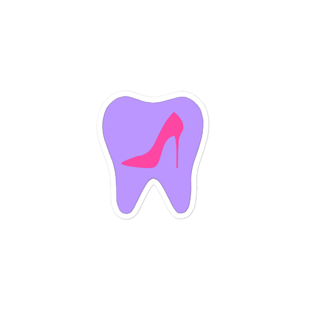 Tooth and Heel Sticker