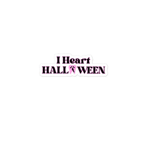 I Heart Halloween Scream Ghostface Tooth Sticker